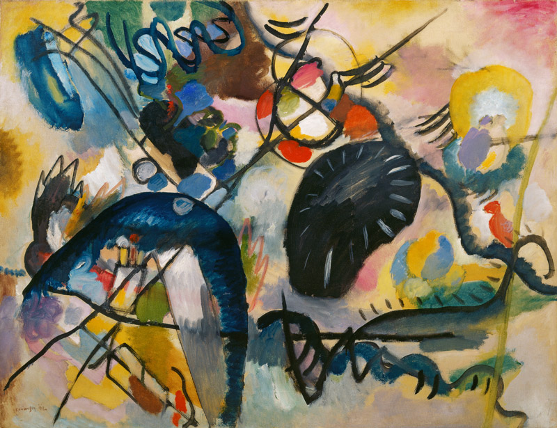 Schwarzer Fleck I. von Wassily Kandinsky