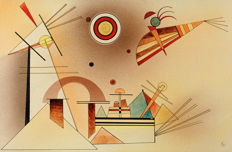 Vermindertes Gewicht von Wassily Kandinsky