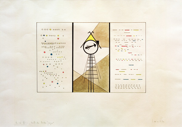 Bilder einer Ausstellung, Bild XV: Die Hütte der Baba-Jaga von Wassily Kandinsky