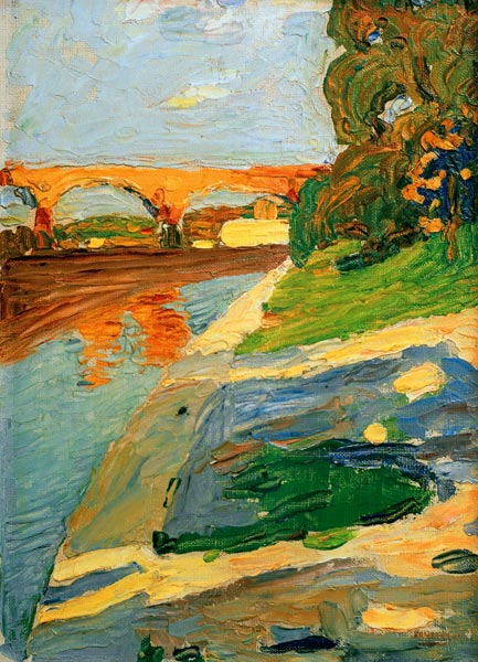 München - Die Isar von Wassily Kandinsky