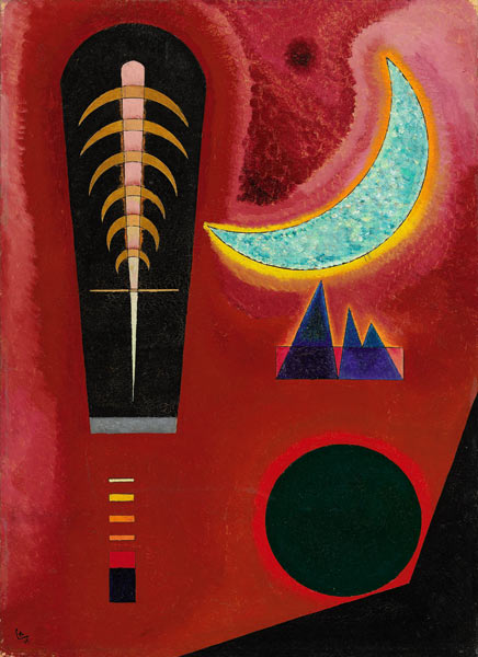 Loses im Rot von Wassily Kandinsky