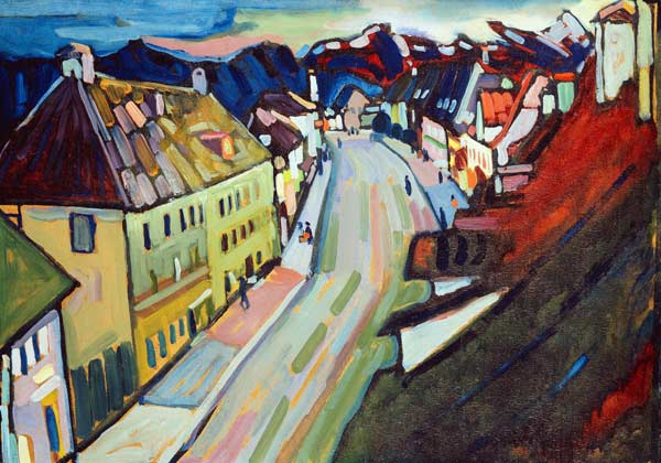 Murnau-Obermarkt von Wassily Kandinsky