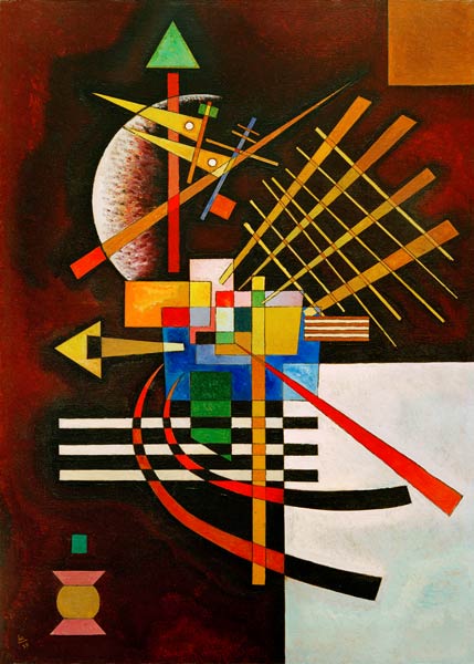 Oben und links von Wassily Kandinsky