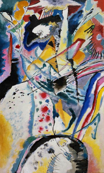 Große Studie zu dem Wandbild für Edwin R. Campbell Nr. 3 von Wassily Kandinsky