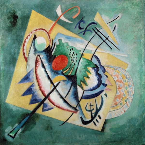 Rotes Oval von Wassily Kandinsky