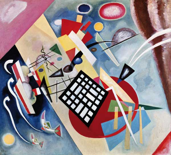 Schwarzer Raster von Wassily Kandinsky