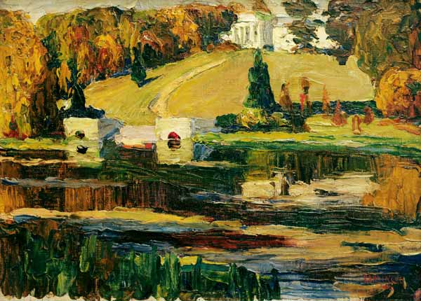 Skizze für Achtyrka - Herbst von Wassily Kandinsky