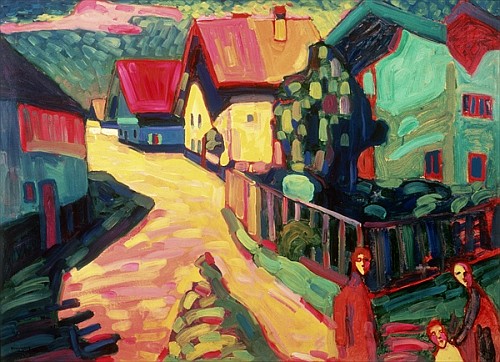 The Road to Murnau von Wassily Kandinsky