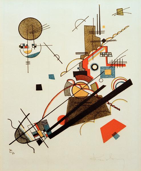 Fröhlicher Aufstieg von Wassily Kandinsky