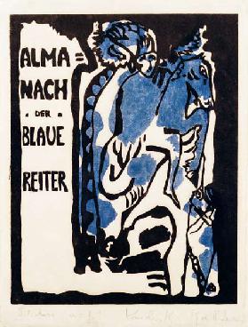 Titelholzschnitt zum Almanach “Der Blaue Reiter”