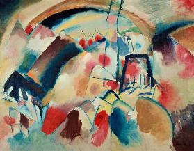 Landschaft mit Kirche