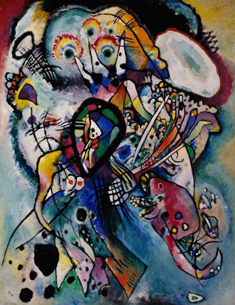 Zwei Ovale von Wassily Kandinsky