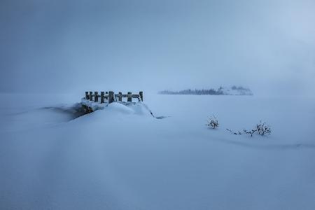 Small Woodbridge after snow