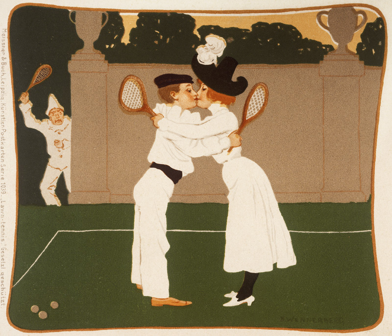Erste Liebe auf dem Tennisplatz von Brynolf Wennerberg