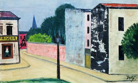 Street with a Hairdressers Salon