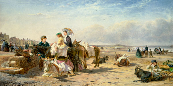 Weston Sands in 1864 von W.H. Hopkins