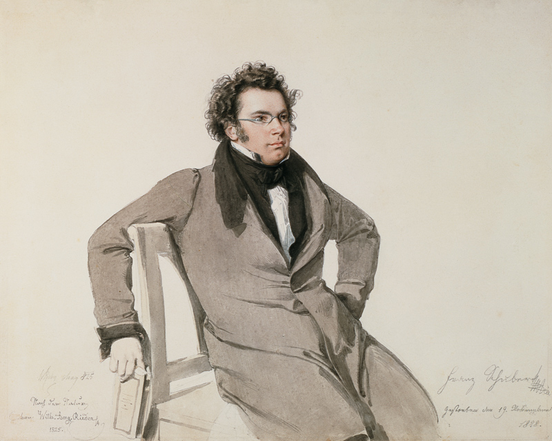 Franz Schubert (1797-1828) von Wilhelm August Rieder