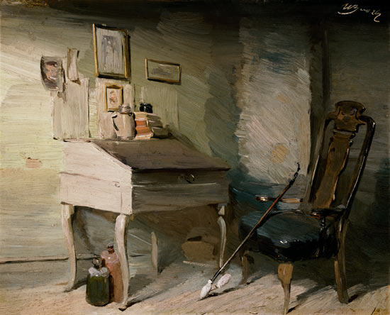 Mein Stubenplatz in Wiedensahl. von Wilhelm Busch