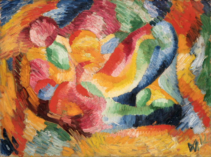 Astrale Komposition VI von Wilhelm Morgner