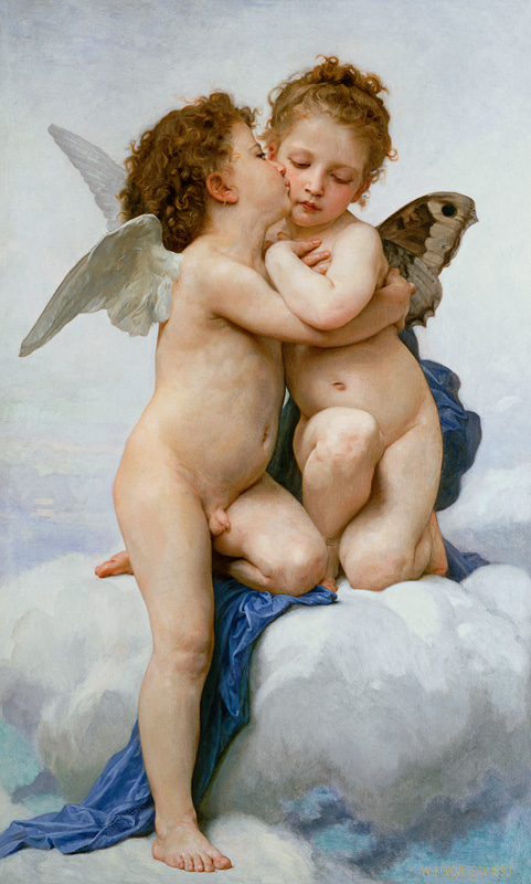 The First Kiss von William Adolphe Bouguereau