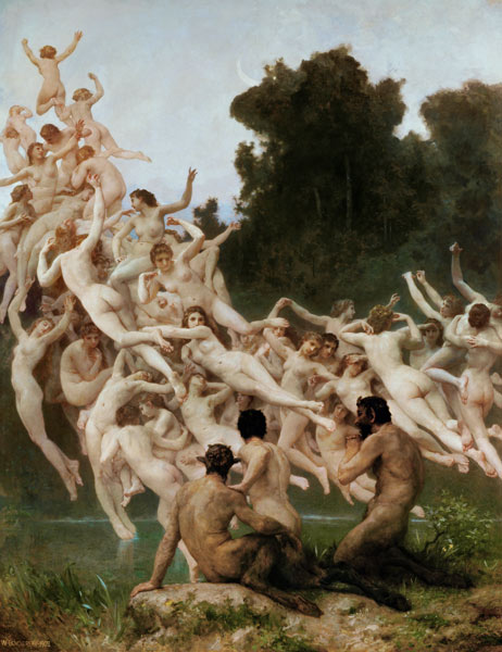 Die Oreaden von William Adolphe Bouguereau