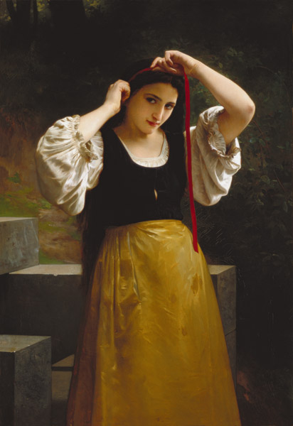 Ländliche Toilette von William Adolphe Bouguereau