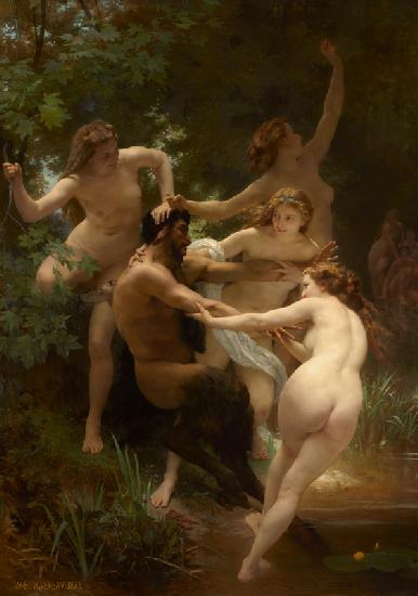 Nymphs and Satyr