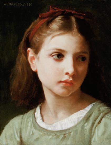 Portrait eines jungen Mädchens - Büste