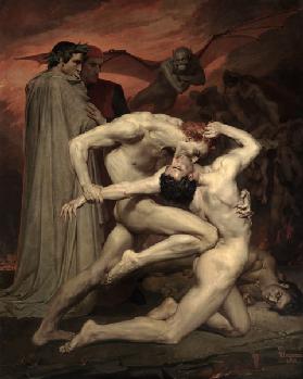 Dante und Vergil in der Hölle
