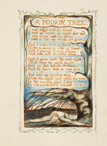 A Poison Tree. Songs of Innocence and of Experience von William Blake