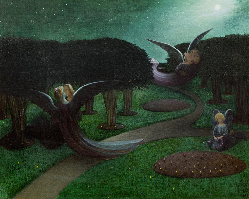 Angels in the Night von William Degouve de Nuncques