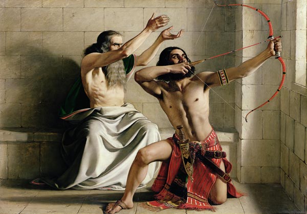 Joas schießt den Pfeil des Heils von William Dyce