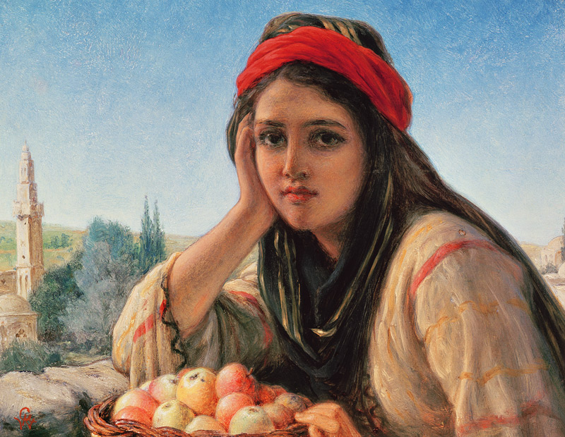 Syrian Fruit Seller von William Gale or Gaele