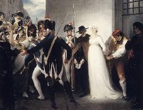 Marie Antoinette vor ihrer Hinrichtung am 16. Oktober 1793