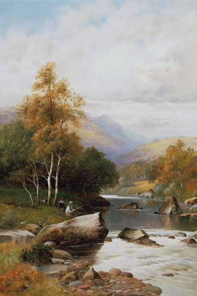 A Quiet Spot in the Festiniog Valley, Wales von William Henry Mander