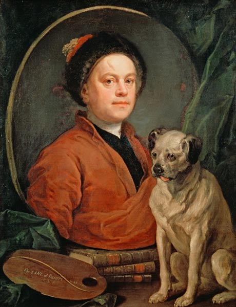 Selbstbildnis von William Hogarth