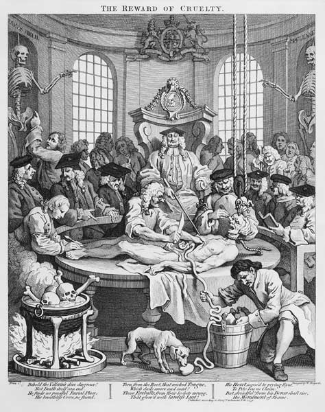 The Reward of Cruelty von William Hogarth