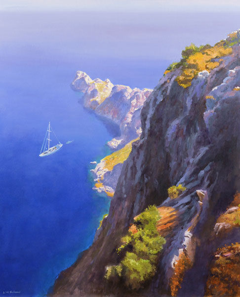 Blue Yacht, 2007/8 von William  Ireland