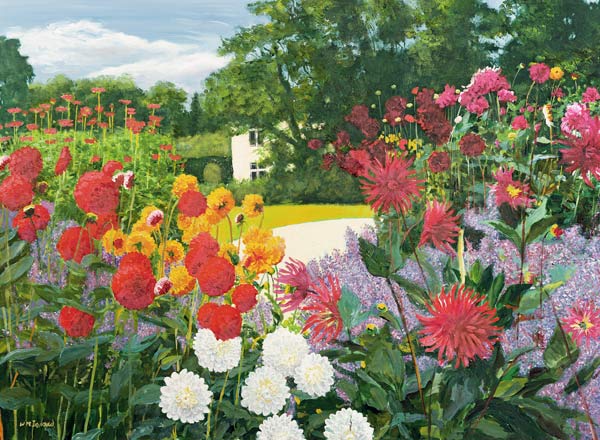 Garden and House von William  Ireland