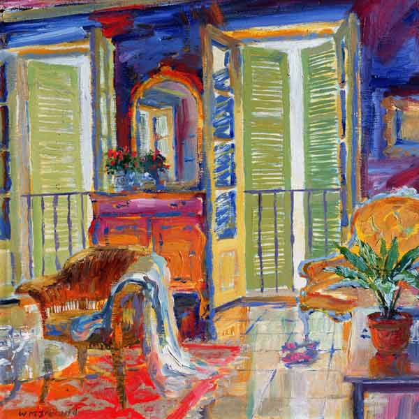 Louise (oil on board)  von William  Ireland