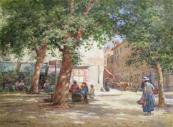 The Market Square von William Kay Blacklock