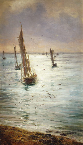 Auf der Heimfahrt. von William Lionel Wyllie