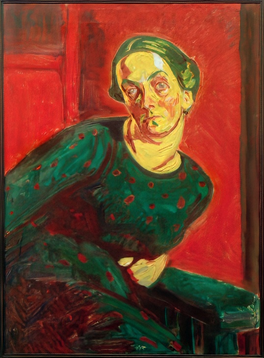 Lady on red von William Straube