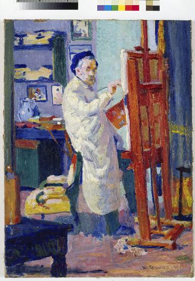 Self-Portrait at the Easel