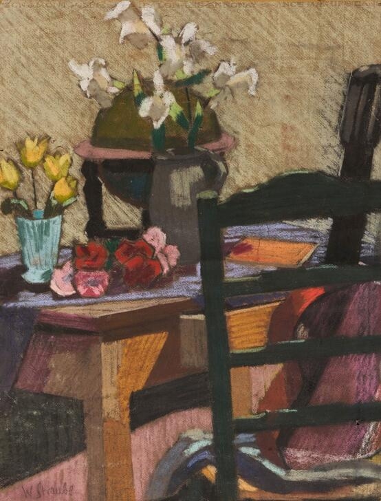 Still Life with Lilies and a Globe von William Straube