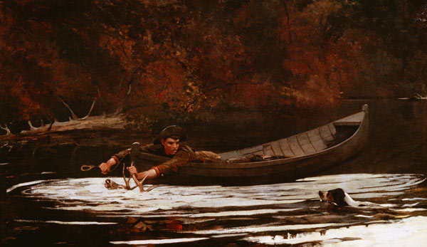 Hound and Hunter von Winslow Homer