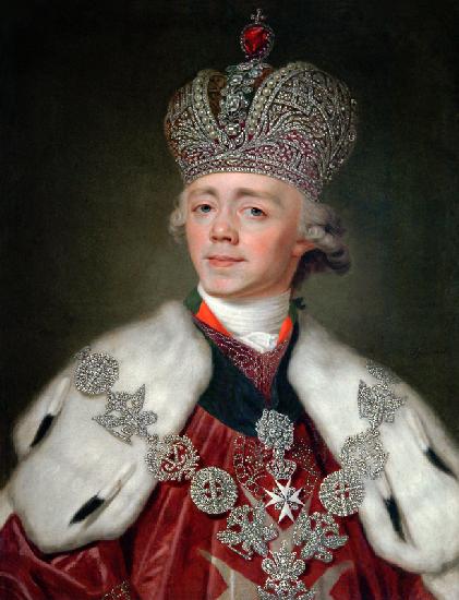 Porträt des Kaisers Paul I. von Russland (1754-1801)