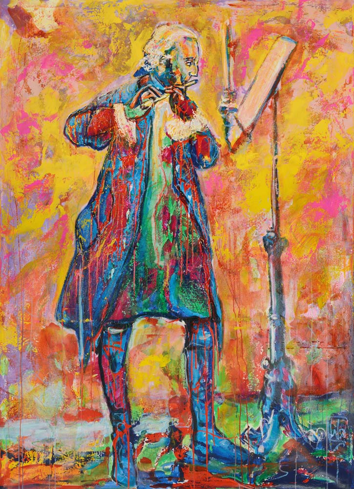 Der Floetenspieler von Sanssousi Friedrich 2 von Jürgen Wölk