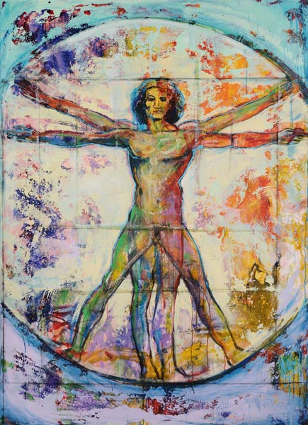 DA VINCIS Vitruvianischer Mensch von Jürgen Wölk