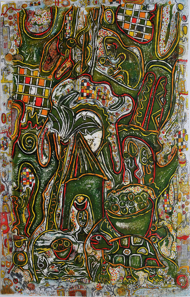 Life circle in the forest von Wole Oyeyemi